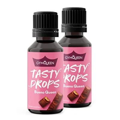 Abbildung von GymQueen Tasty Drops, Bueno Queen, 2x30ml, Flavour Drops ohne Kalorien