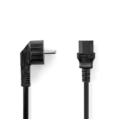 Abbildung von Nedis Netzkabel Kaltgerätebuchse 2 Meter Schwarz