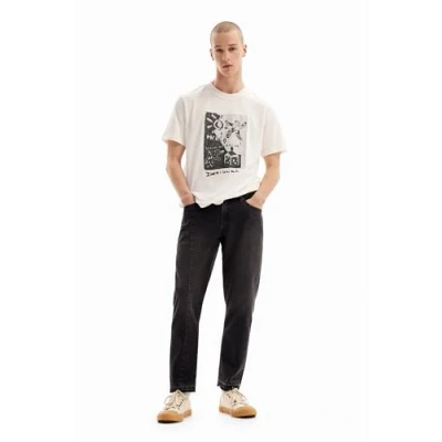Abbildung von Desigual Doublewaist Carrot Jeans Tapered Fit, Herren, Größe: 32, Black