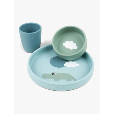 Abbildung von Done By Deer Happy Clouds Kindergeschirre, Blau