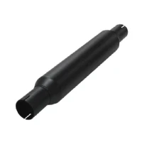 Abbildung von Jetex U405120 Universal Auspuff Schalldämpfer, rund, 5,1 cm, Baustahl