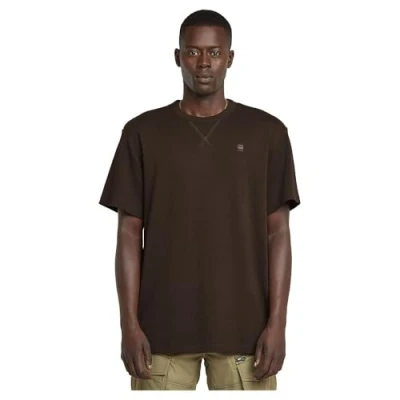 Abbildung von G STAR Nifous Tshirt basic, Herren, Größe: Small, Deep brown