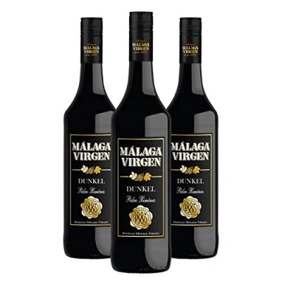 Abbildung von Malaga Virgen Dunkel Packung mit 3 Flaschen à 75cl Süßer Likörwein D.O. &quot;Malaga&quot;