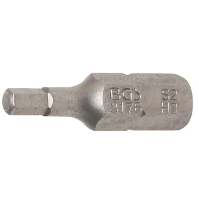 Abbildung von BGS 8176 Bit Länge 25 mm Antrieb Außensechskant 6,3 (1/4&quot;) Innensechskant 3