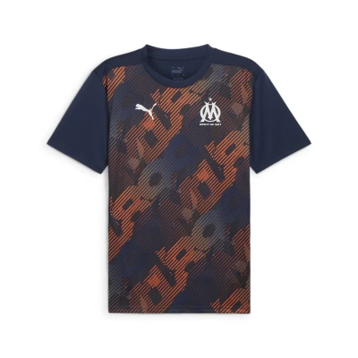 Abbildung von Puma Olympique Marseille Prematch Vereinsmannschaften, Herren, Größe: XS, Bleu azur/ocean tropic
