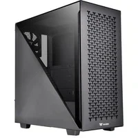 Abbildung von Thermaltake Divider 300 TG Air Black Mid Tower ATX PC Gehäuse gehärtetes Glasseitenteil Mesh Panel schwarz, CA 1S2 00M1WN 02