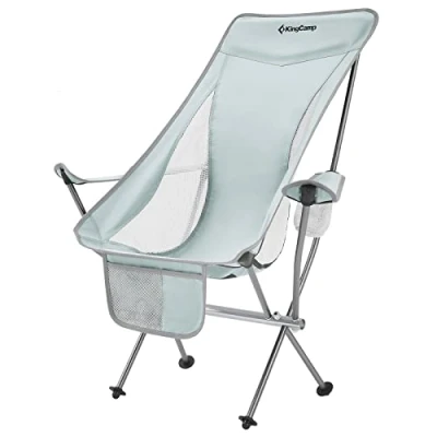 Abbildung von Campingstuhl Cataby Deluxe Camping Klappstuhl Strand Stuhl Faltbar Alu 120 kg