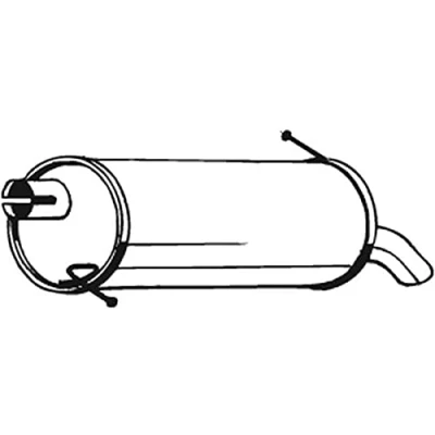 Abbildung von BOSAL 154 323 Endschalldämpfer FORD: Galaxy Mk1 MPV