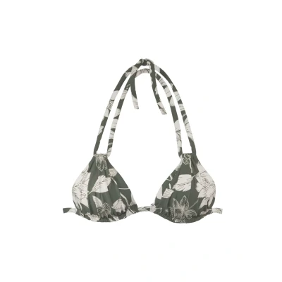 Abbildung von s.Oliver Bikinitop, Damen, Größe: 38xC/D, Olive creme