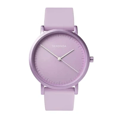 Abbildung von Sekonda Damen analog Japanisch Quarz Uhr mit Silikon Armband 40403