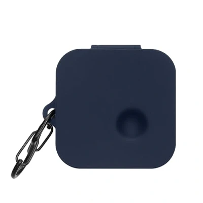 Abbildung von kwmobile Hülle kompatibel mit CMF by Nothing Ear 2024 Kopfhörer Silikon Schutzhülle Etui Case Cover Schoner in Dunkelblau