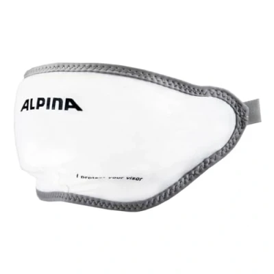 Abbildung von ALPINA HELMET VISOR COVER Visier Schutz &amp; Reinigungstuch In Einem, Visierschutz Für alle Visierhelme, white, One Size