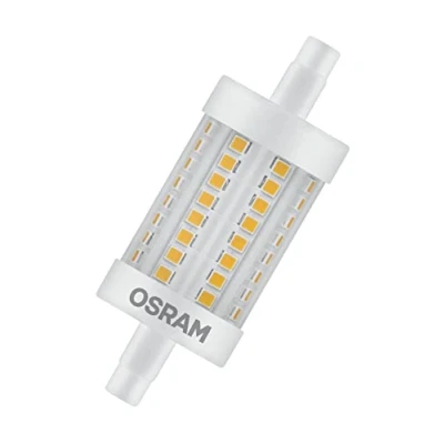 Abbildung von OSRAM LED Stablampe mit R7s Sockel, Röhre 7 W Glühbirne, Ersatz für 60W Warmweiß (2700K), 1 Stück (1er Pack)