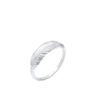 Abbildung von Elli Feather Ring, Damen, Größe: 54, Silberfarben