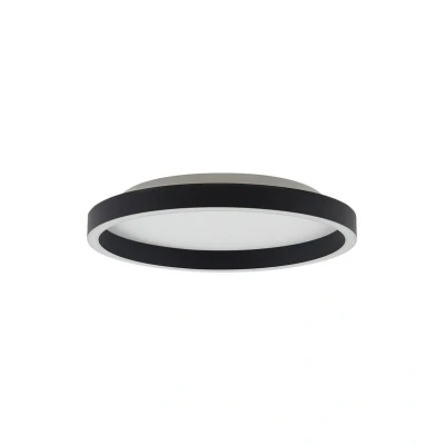 Abbildung von Lucande LED Deckenleuchte Rotundo, Ø 40 cm, schwarz, dimmbar