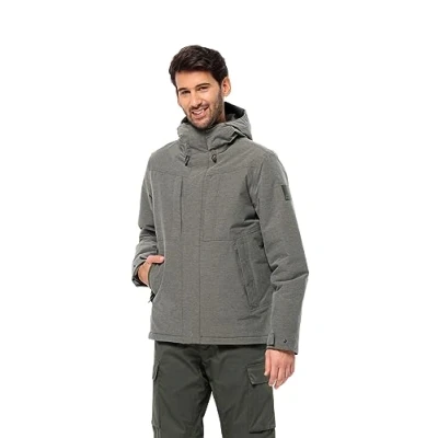 Abbildung von Jack Wolfskin Snowy PARK Snowboardjacke, Herren, Größe: XL, Island moss