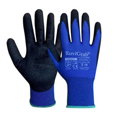 Abbildung von Ruvigrab Sandy Nitril Arbeitshandschuh Sanitär Handschuhe Gartenhandschuhe Lederhandschuhe Arbeitsschutzhandschuhe Mechanische