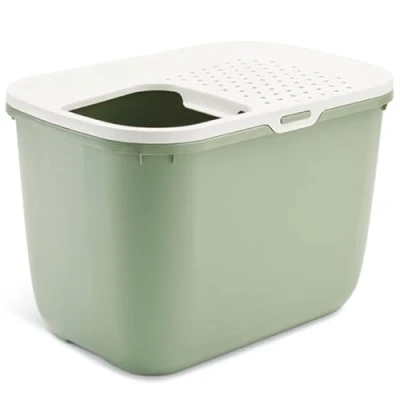 Abbildung von Savic Katzentoilette Hop In Farbe: weiß/grün