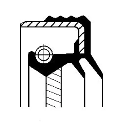 Abbildung von Wellendichtring, Differential CORTECO 01026331B
