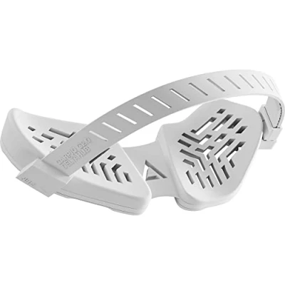 Abbildung von DELTAHUB Carpio G2.0 ergonomische Handgelenkauflage für Rechtshänder, mit Silikonband, Handgelenkstütze, Reduziert Überstreckung, Ermüdung &amp; Handgelenkschmerz, leichtes Gleiten Large/Weiß