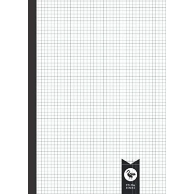 Abbildung von Lineatur 22 kariert ohne Rand A4: Kariertes Rechenheft Notizbuch Schulheft Matheheft 5 x 5mm Kästchen 110 Seiten 55 Blatt beidseitig