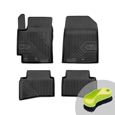 Abbildung von FROGUM No.77 Gummimatten Ganzjahresset von Auto Fußmatten Autofussmatten für Kia Rio IV 2017 2020, Stonic ab Langlebiges TPE Material