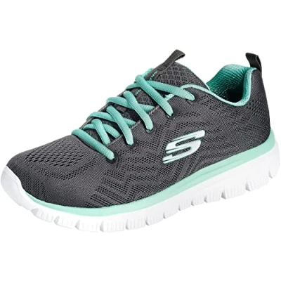 Abbildung von Skechers Sport Womens GRACEFUL GET CONNECTED Sneakers Damen Schuhe Grau