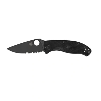 Abbildung von Spyderco Knives Tenacious Liner Lock C122PSBBK Black FRN Stainless Pocket Knife