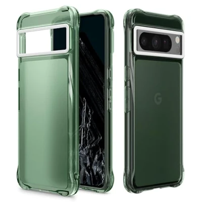 Abbildung von CYRILL von Spigen UltraSheer Hülle [Staubfrei] kompatibel mit Google Pixel 8 Pro (2023) Kale
