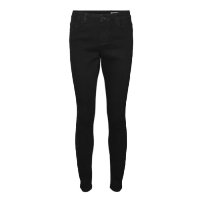 Abbildung von Vero Moda Jeans Skinny Fit, Damen, Größe: XLx32, Black
