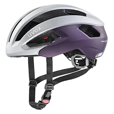 Abbildung von uvex rise cc Women&#039;s Edition sicherer Performance Helm für Damen individuelle Größenanpassung optimierte Belüftung silver plum matt 52 56 cm