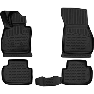 Abbildung von Element Passgenaue Premium 3D Gummimatten Fussmatten Designed für BMW 1er, Mk3 (F40), 2019 2024, 4 TLG.