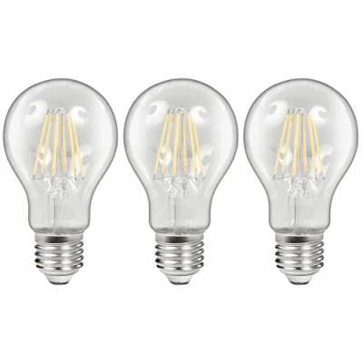 Abbildung von McShine LED Filament Leuchtmittel FILED Glühlampe, 7W / E27 dimmbar 3er Pack