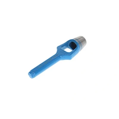 Abbildung von GEDORE Henkellocheisen für weiche Materialen, Ø 25 mm, Gummi Leder Dichtungen Stoff, rund, 170 mm lang, Stanzeisen, 570025