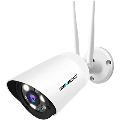 Abbildung von GENBOLT [DC&amp;PoE] Überwachungskamera Aussen WLAN mit licht, 2.4/5GHz Kabellose CCTV Kamera Überwachung Außen, IP Aufzeichnung, WiFi Outdoor Sicherheitskamera Vollfarb Nachtsicht