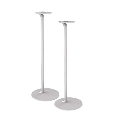 Abbildung von conecto CC50596 2 Premium Standfuß für SONOS ONE + Play:1 mit Kabelmanagement, Höhe: 71,6cm, Traglast: max. 3,0kg, 2er Set, weiß