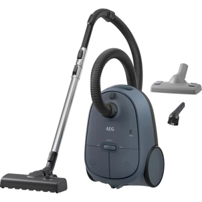 Abbildung von AEG Bodenstaubsauger &quot;CLEAN 6000 (AB61C2DBS)&quot;, 750 W, mit Beutel, hohe Saugleistung, inkl. Zusatzdüsen, 55 % Recyclingkunststoff