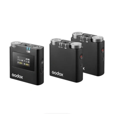 Abbildung von Godox Virso S M2 2,4 GHz 2 Personen Clip On Wireless Mikrofonsystem für Sony Kameras und Smartphones