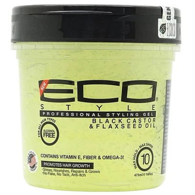 Abbildung von Eco Styler Haargel Style Professional Styling Gel Black Castor &amp; Flaxseed Oil 473ml