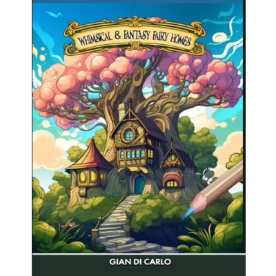 Abbildung von WHIMSICAL AND FANTASY FAIRY HOMES: Coloring BOOK, Unleash Your Creativity with Our Magical Adult Book
