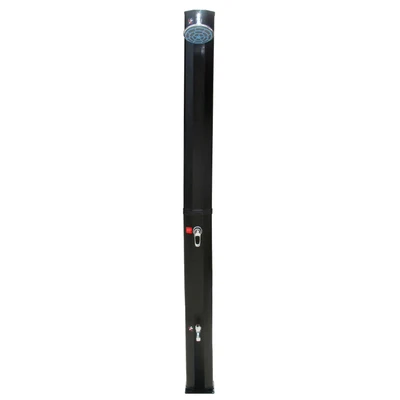 Abbildung von my POOL BWT Solardusche Silver (Set), 215 cm Höhe, 35 l Tank, integrierte Fußbrause