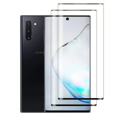 Abbildung von Vuciya Screen Protector for Samsung Galaxy Note 10 Tempered Glass Film 9H Hardness Pack of 2 HD Clear Bubble Free Anti Scratch