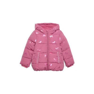 Abbildung von s.Oliver À IMPRIMÉ Brillant Winterjacke für Kinder, Größe: 134, Pink