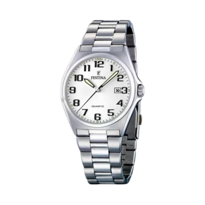 Abbildung von Festina Herren Analog Quarz Uhr mit Edelstahl Armband F16374/9