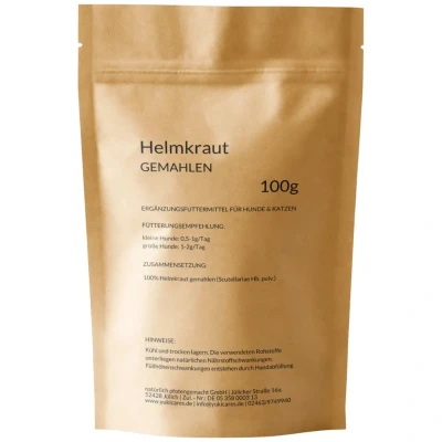 Abbildung von Helmkraut gemahlen 100g one size