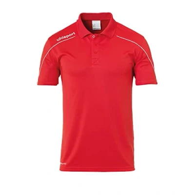 Abbildung von uhlsport Stream Poloshirt, Herren, Größe: XL, Rotweiss