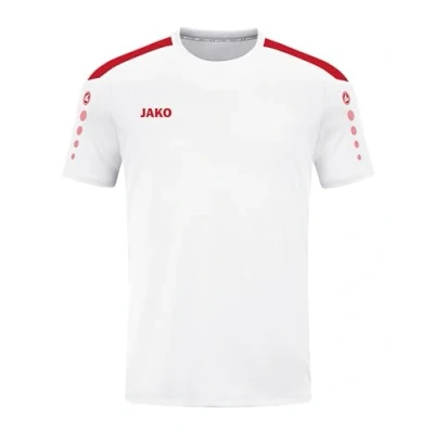 Abbildung von JAKO Power Tshirt print für Kinder, Größe: 140, Weissrot