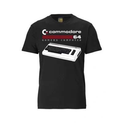 Abbildung von Logoshirt Commodore Tshirt print, Herren, Größe: Medium, Schwarz
