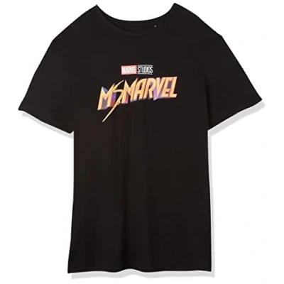 Abbildung von Marvel Herren uxmissmts010 T Shirt, Schwarz, XXL