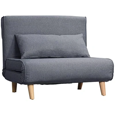 Abbildung von Einzelsofa Schlafsofa Sofabett Klappsofa verstellbar Rückenlehne Liege nordisch skandinavisch 25D Sc